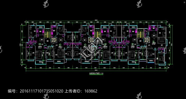 住宅楼平面图CAD平面