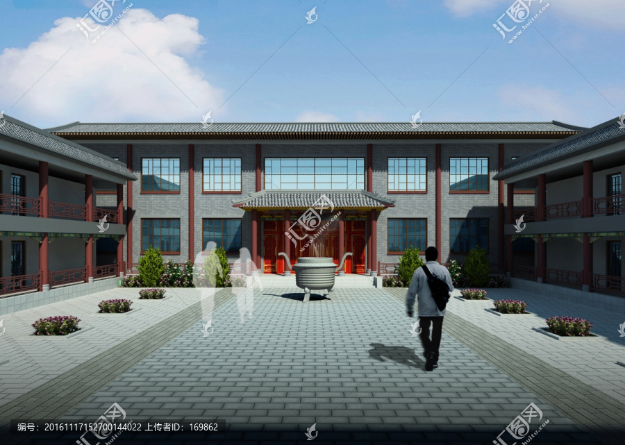 寺廟庭院