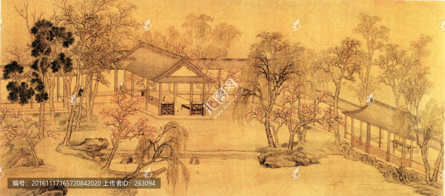 王云,休園圖