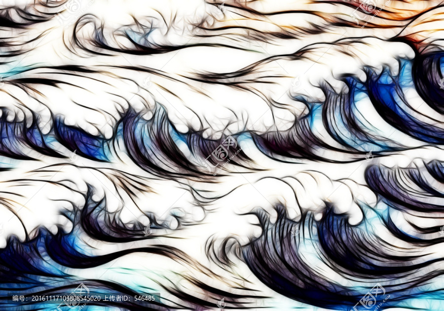 抽象畫,海浪,浪潮,合層
