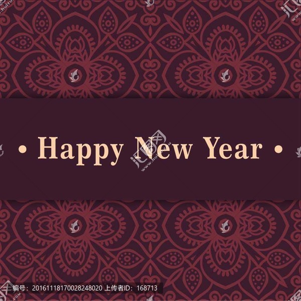 新年海報(bào)底紋