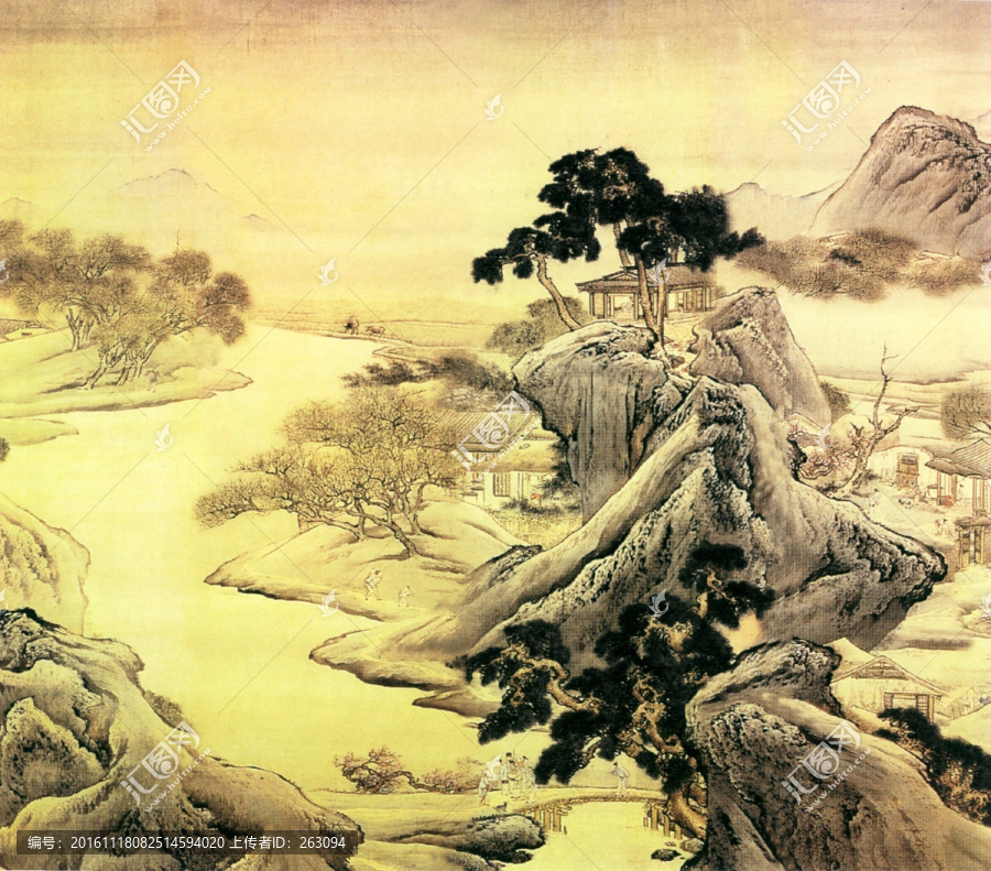 袁耀,桃源圖