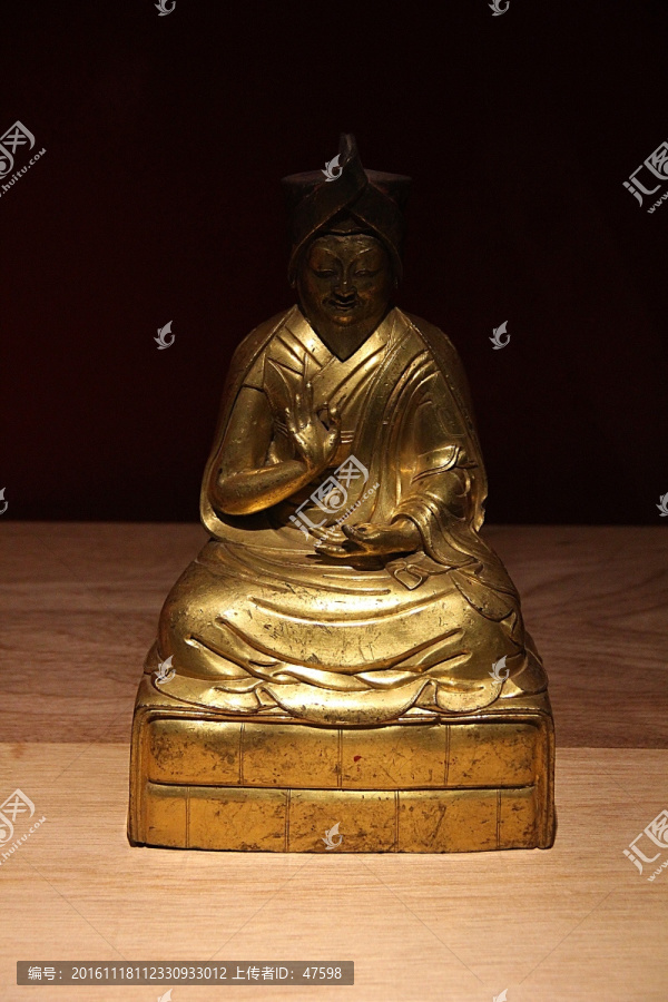 清代鎏金佛像,佛教艺术