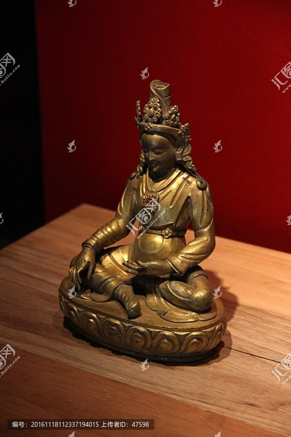 清代鎏金佛像,佛教艺术