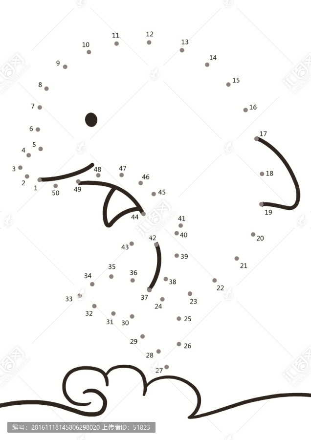 連數(shù)字,海豚