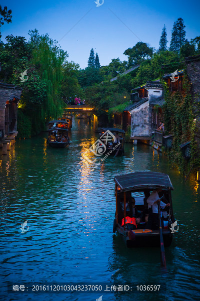 乌镇西栅古镇夜景