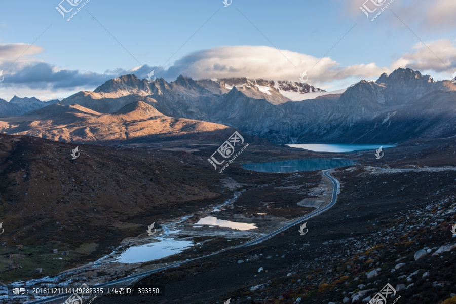 海子山姊妹湖