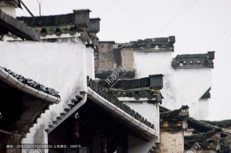 安徽屯溪老街徽派建筑