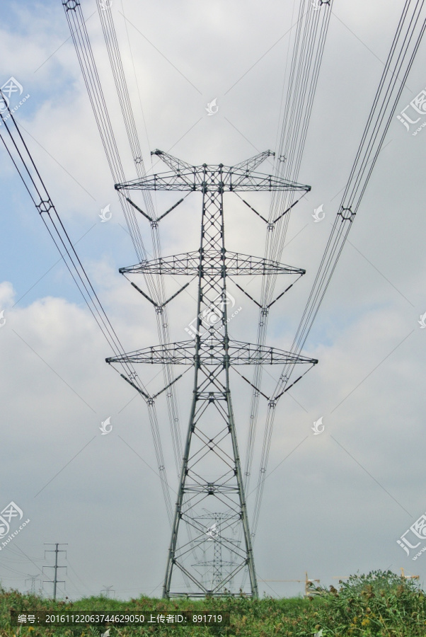 电力铁塔,供电送电输电,变电