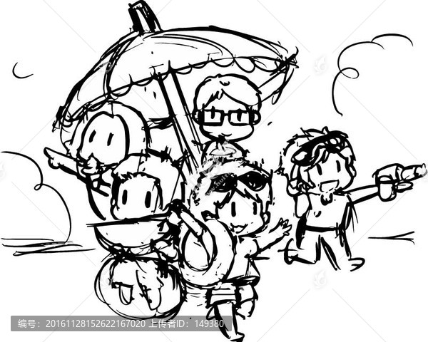 插畫小朋友