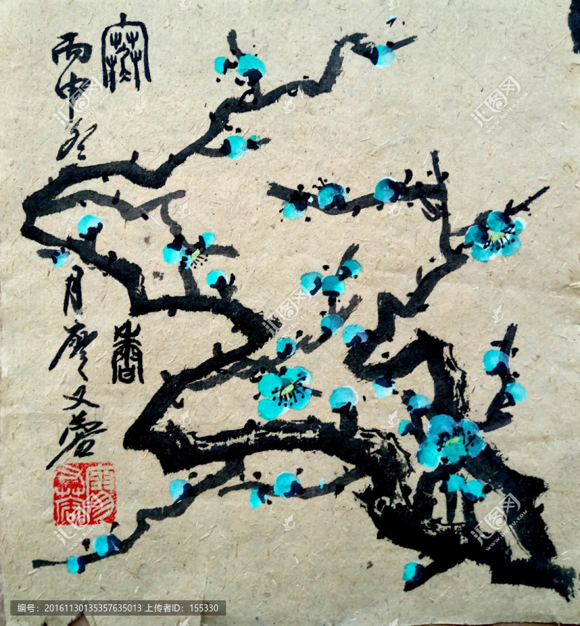 中國畫梅花