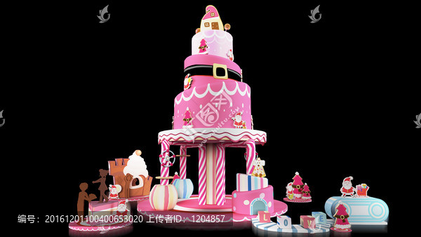蛋糕圣誕樹