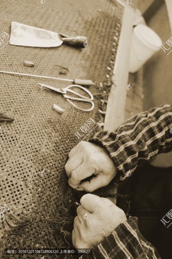 修棕梆,传统手工艺