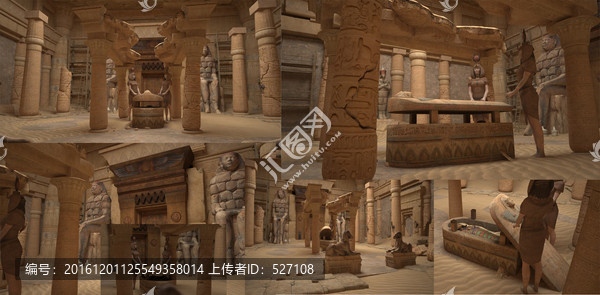 3D模型埃及古跡法老王之墓