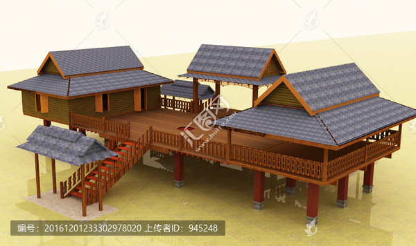 觀景平臺模型設計