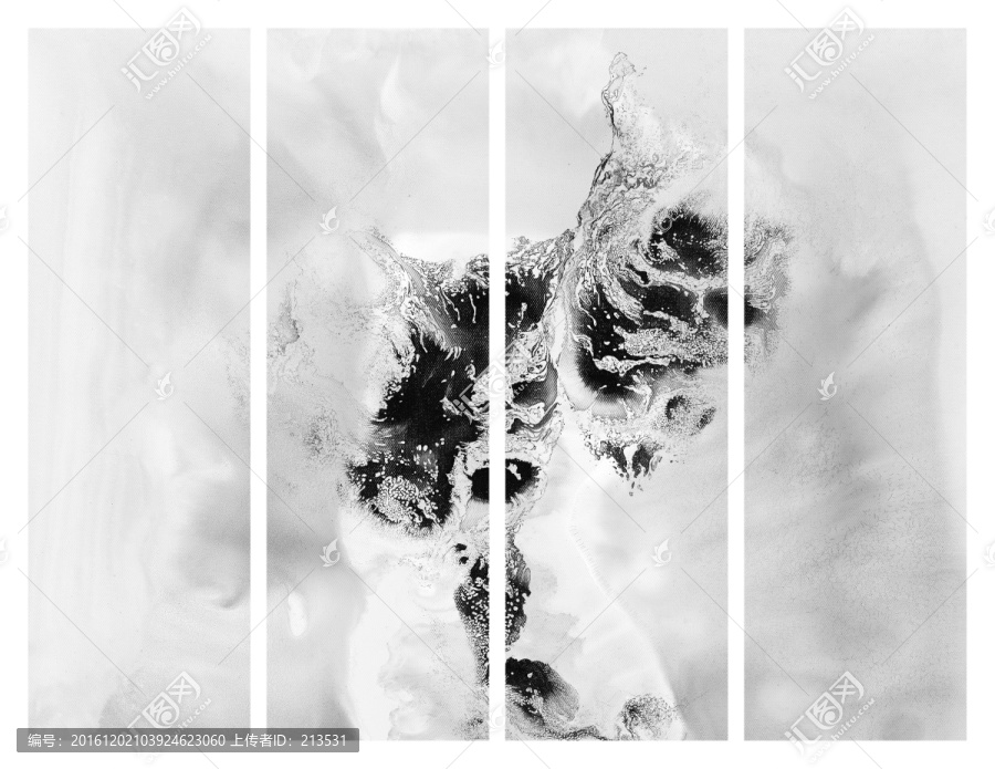 水墨,無分層