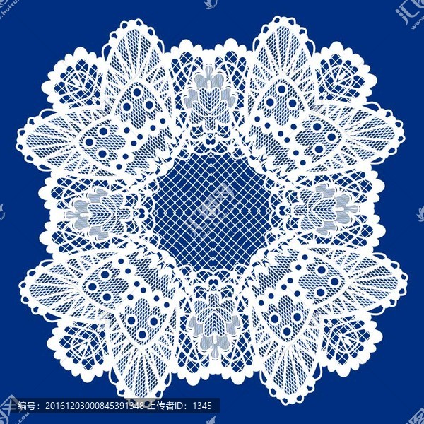 蕾絲花紋圖案