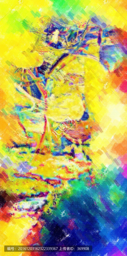 抽象油畫