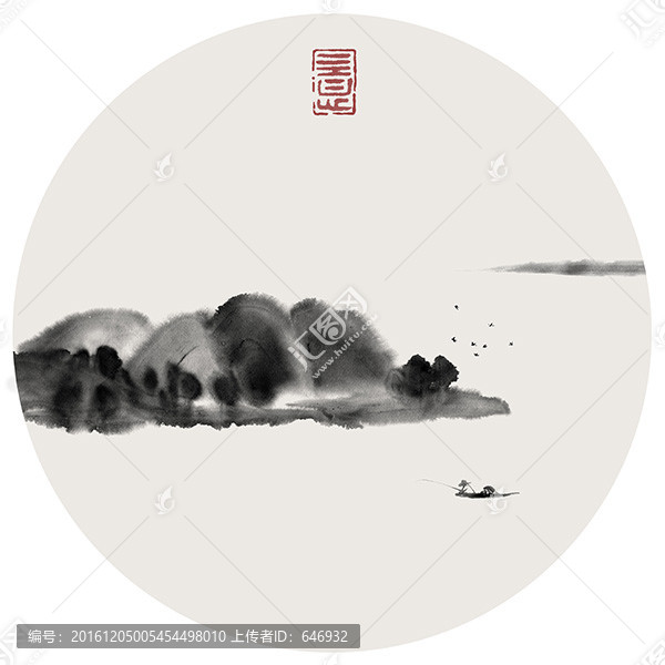 水墨山水意境
