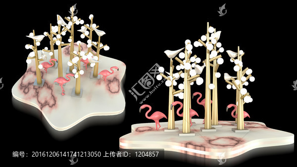 樹,火烈鳥,商業(yè)