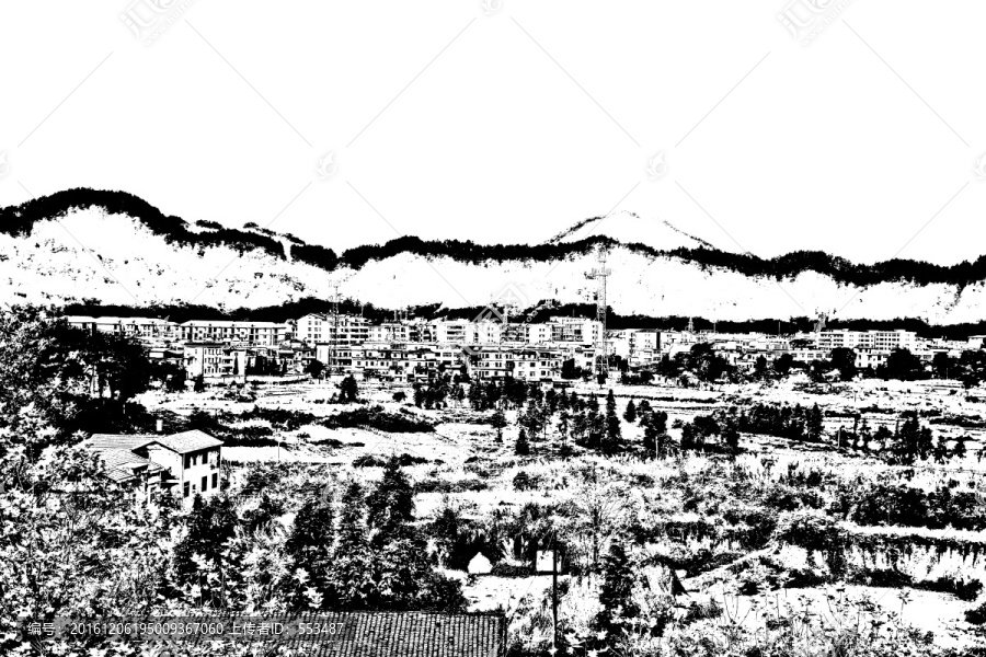 黑白風(fēng)景