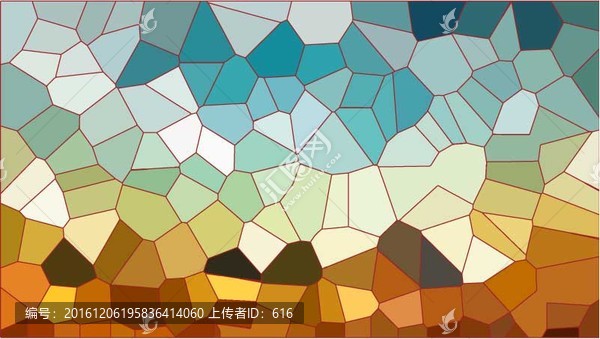 彩色晶格