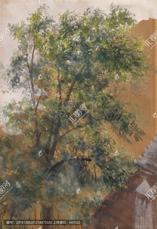 門采爾油畫作品