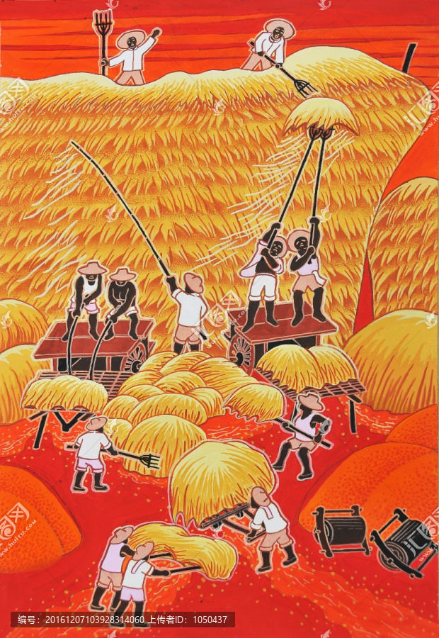 農(nóng)民畫,原圖不分層