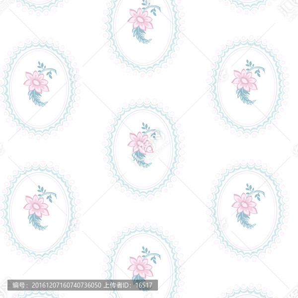 復(fù)古小花