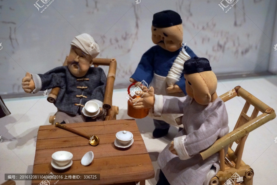 老成都茶文化,吃讲茶,摆茶碗