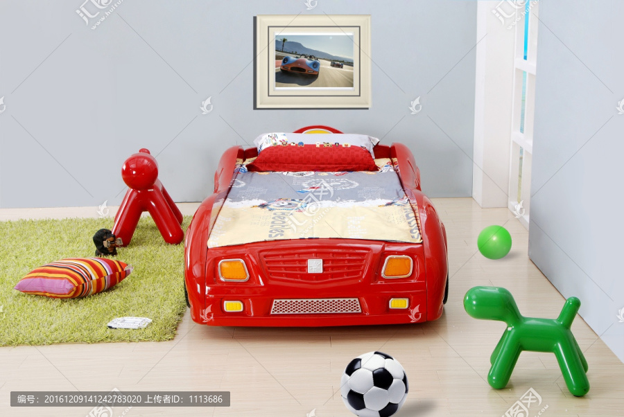 床,兒童床,汽車床