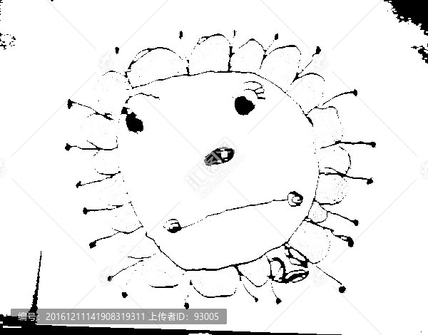 插畫太陽