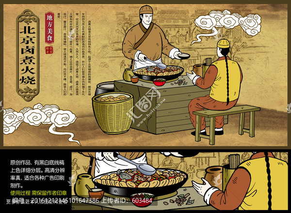 老北京鹵煮火燒海報