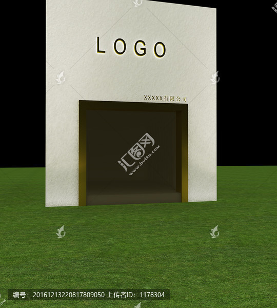 門頭3d模型
