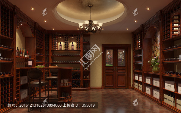 整體酒窖效果圖