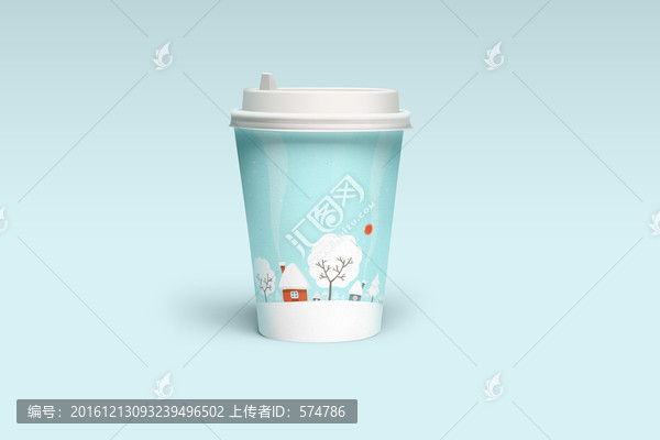 圣誕飲品紙杯設計