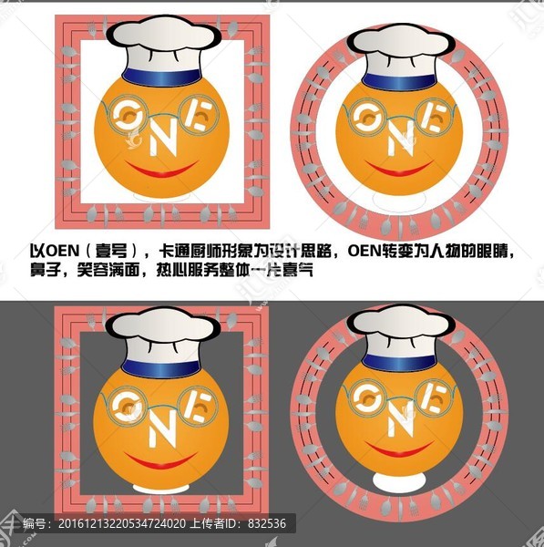 卡通大廚