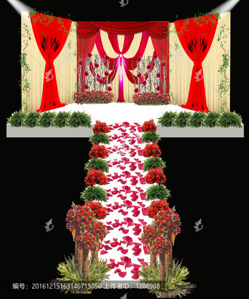 紅色婚禮現(xiàn)場