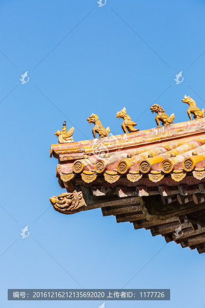 北京故宫房檐