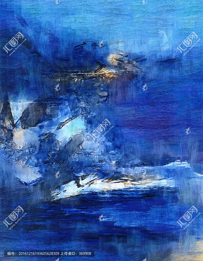 抽象油畫
