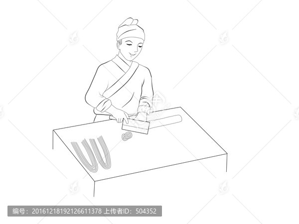 手搟面
