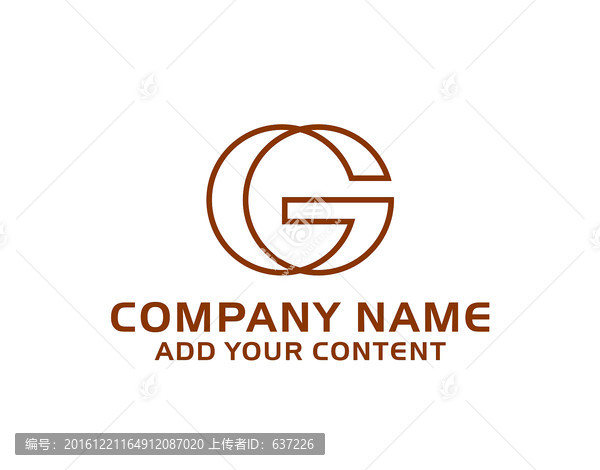 字母CG組合標志