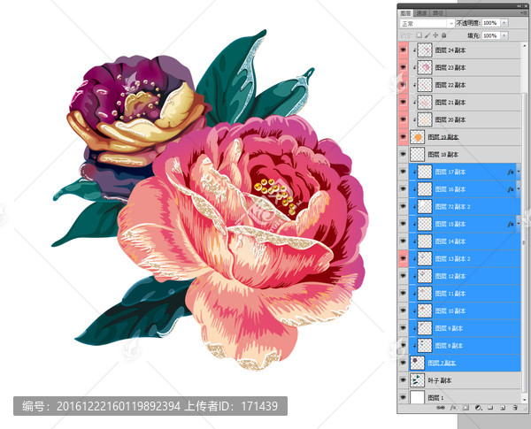 好看花,內(nèi)有分層圖