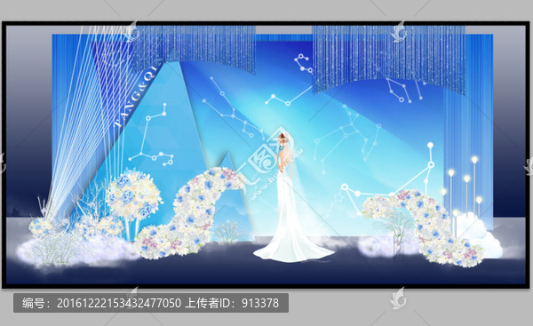 婚禮迎賓區(qū)效果圖