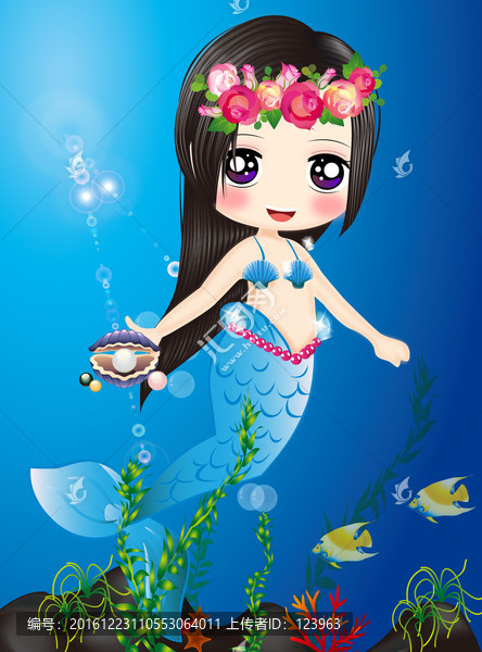 美人魚,海的女兒