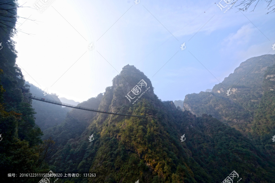 武义牛头山,天师峰主峰全景