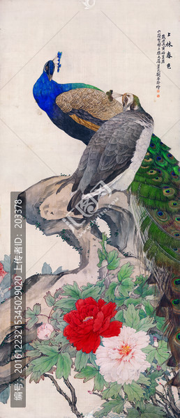 劉奎齡,上林春色圖,未分層