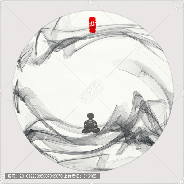 水墨畫,禪風系列
