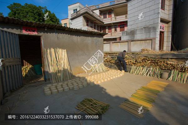 竹篮制作