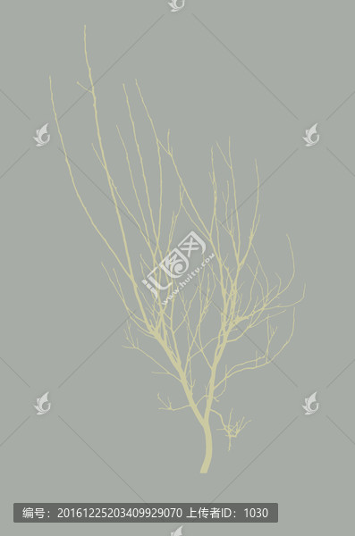 樹木剪影